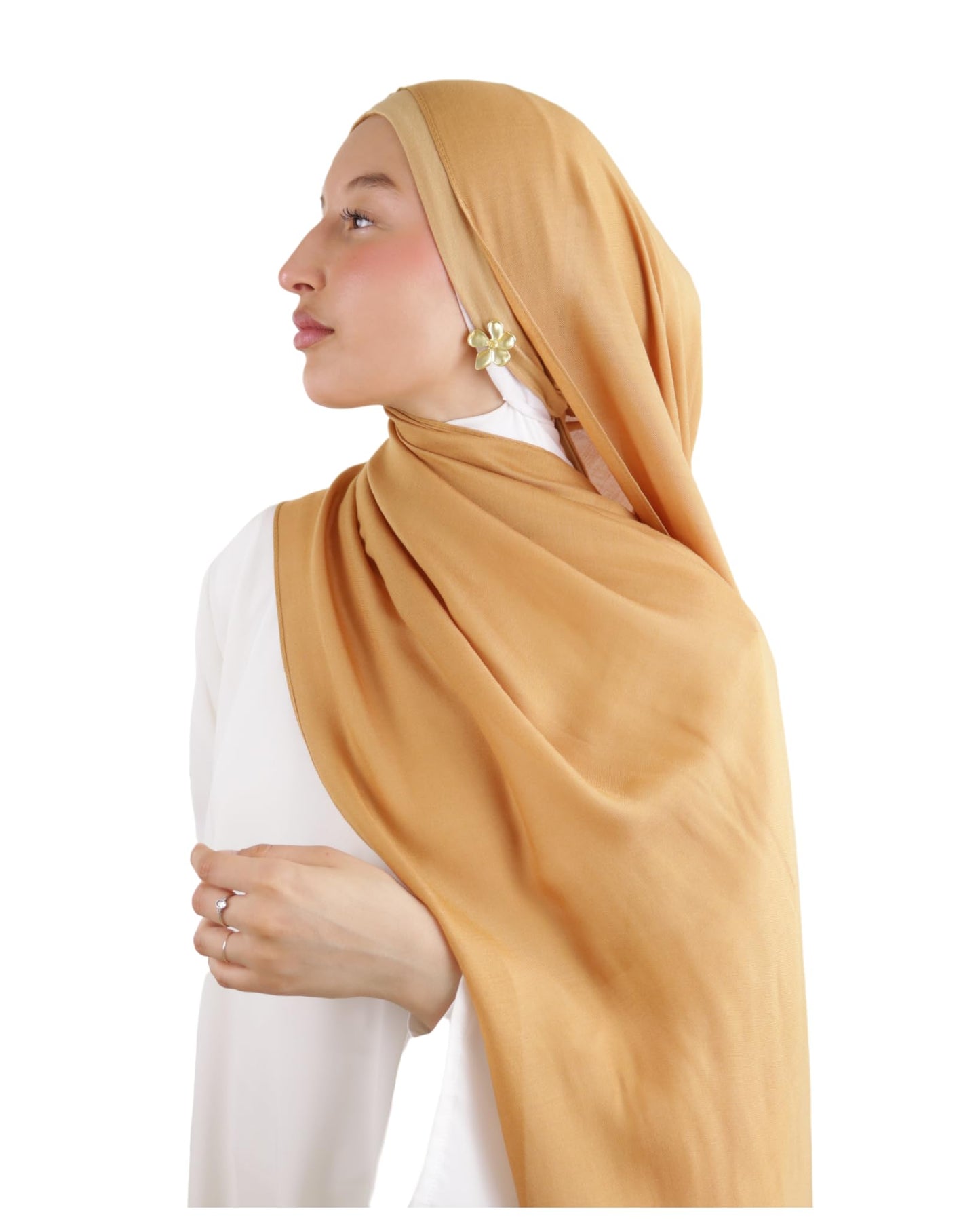 Hijab en coton Modal pour Femme musulmane Voilée - Tissu Respirant, Anti-Allergie et Confortable MDL00