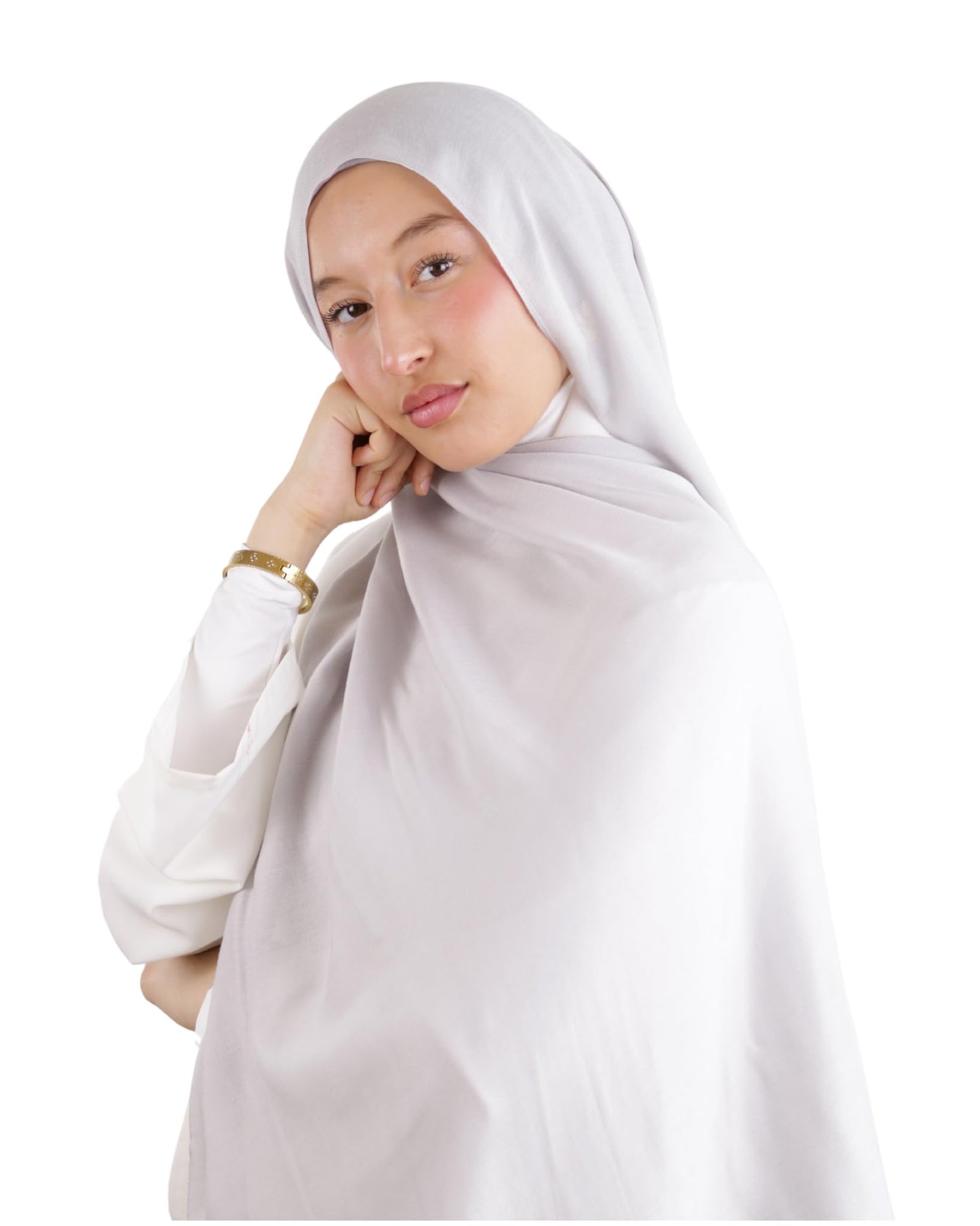 Hijab en coton Modal pour Femme musulmane Voilée - Tissu Respirant, Anti-Allergie et Confortable MDL00