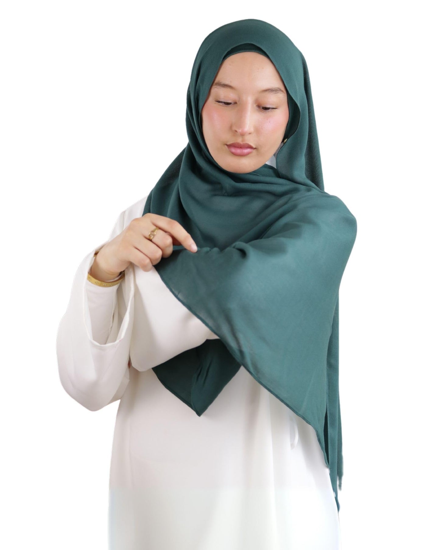 Hijab en coton Modal pour Femme musulmane Voilée - Tissu Respirant, Anti-Allergie et Confortable MDL00