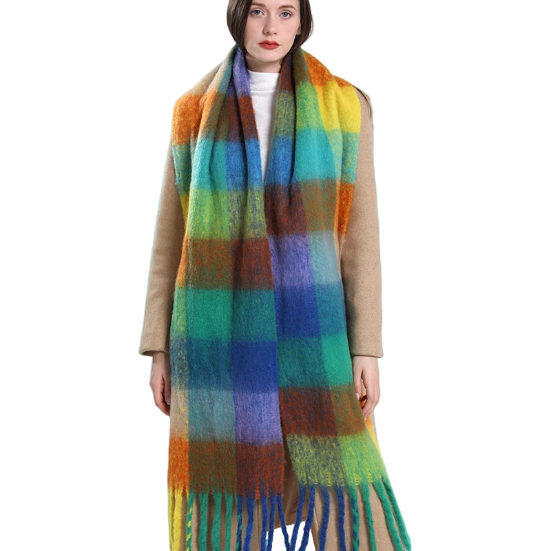 Écharpe Hijab Rijeka d'hiver luxueuse et chaude 2. https://mamizora.fr/