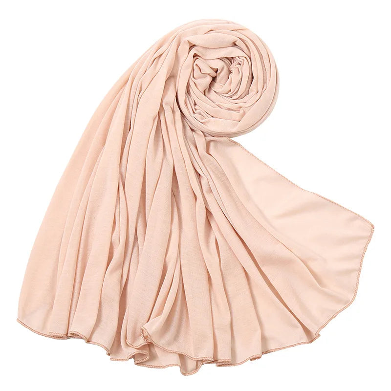 Hijab Jersey  Amel Doux Universel  couleur Rose dragée. https://mamizora.fr/