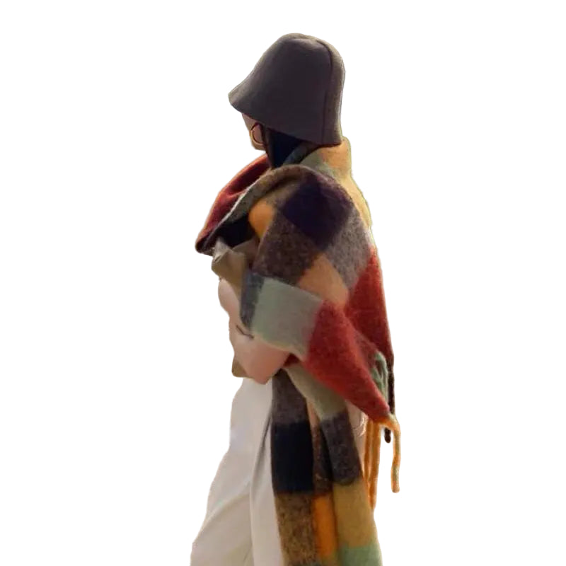 Écharpe Hijab Anissa d'hiver luxueuse et chaude 5. https://mamizora.fr/