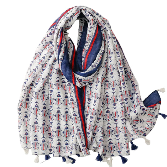 Foulard hijab Jeanne à motif imprimé Floral. https://mamizora.fr/