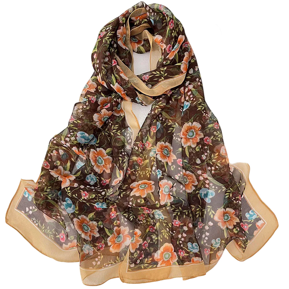 Foulard Hijab Greta en Georgette. https://mamizora.fr/