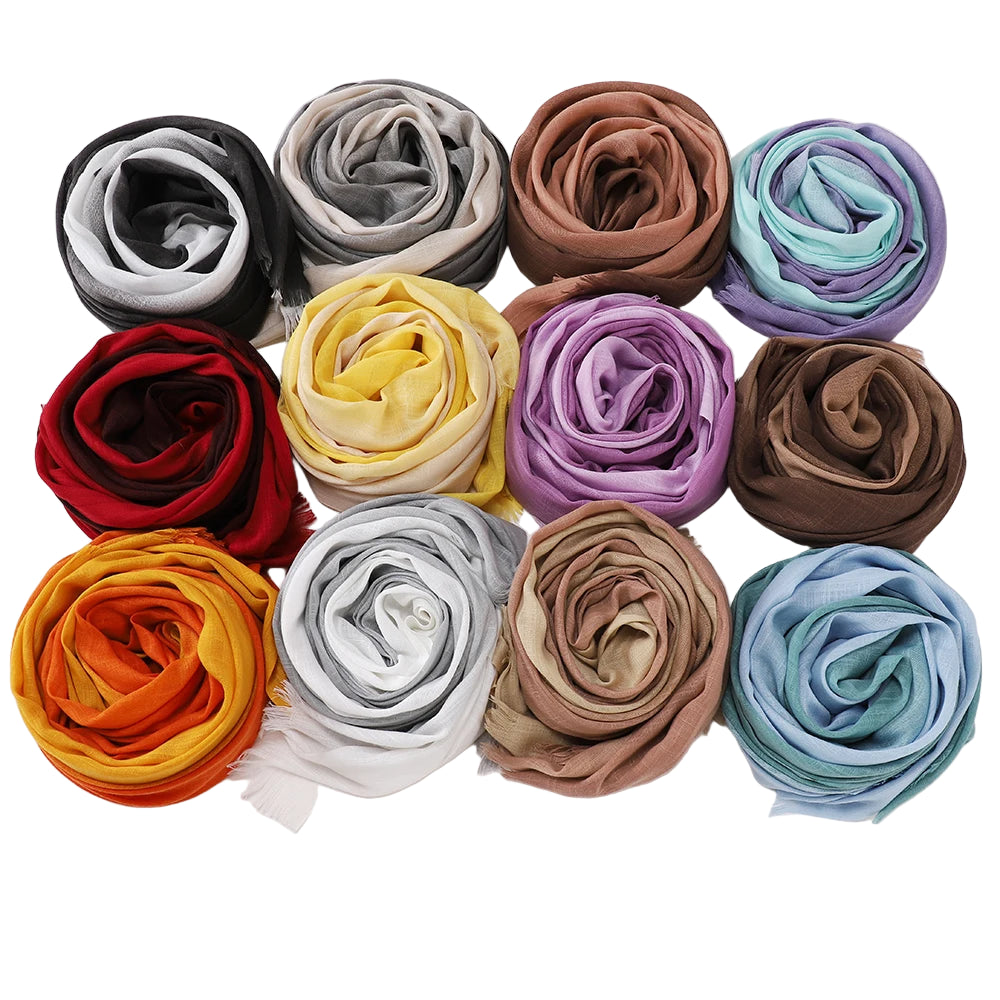 Echarpe Hijab Sabrine en Polyester – Voile Frivolité, 180 x 70 cm, Décontracté 1. https://mamizora.fr/