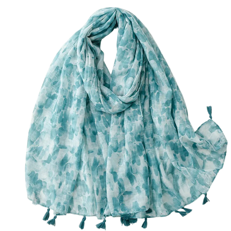 Foulard hijab Alma à motif imprimé Floral. https://mamizora.fr/