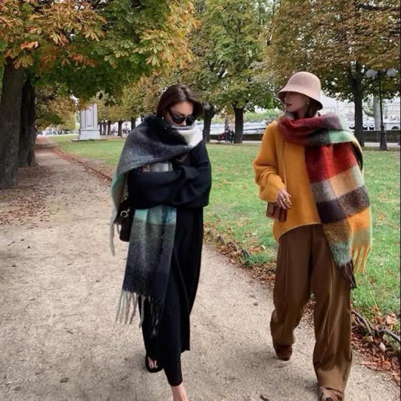 Écharpe Hijab Dina d'hiver luxueuse et chaude 1. https://mamizora.fr/