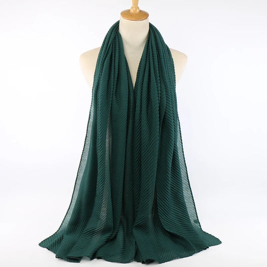 Hijab Samira uni en voile couleur Olive. https://mamizora.fr/