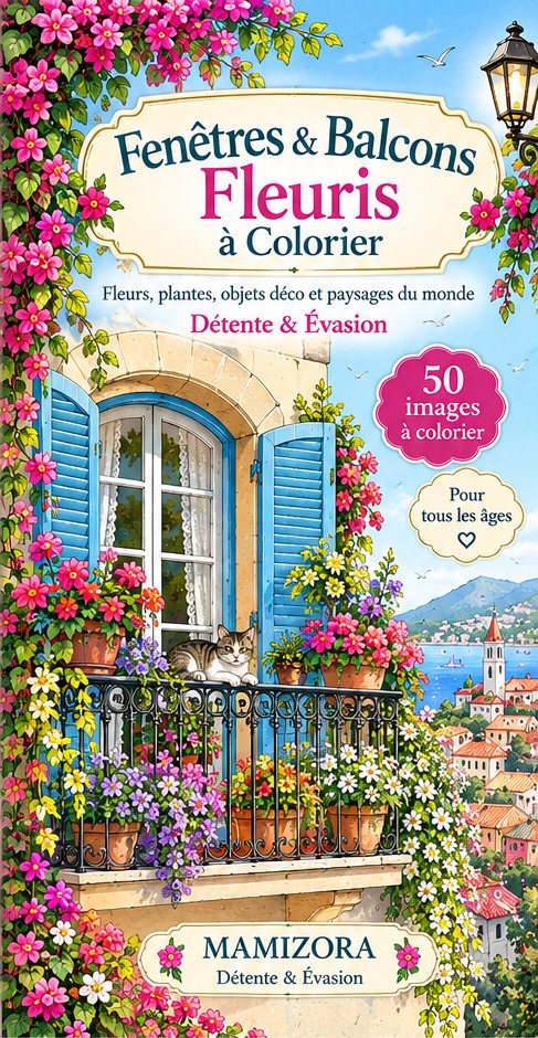 Couverture de L’Art des Fenêtres & Balcons Fleuris