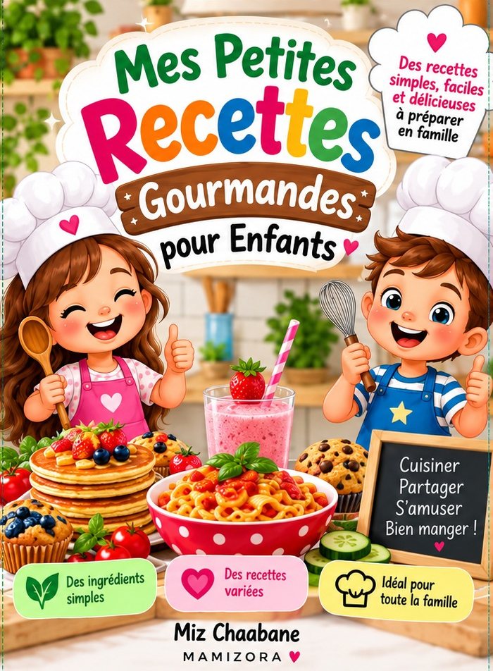 Couverture de Mes Petites Recettes Gourmandes pour Enfants